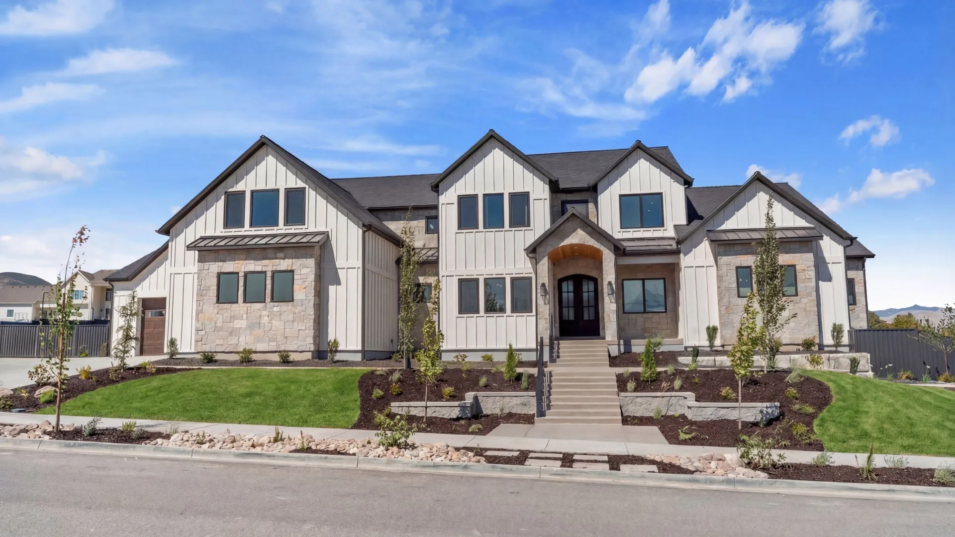 Exterior of Project One, the largest certified passive house in the world